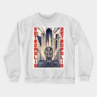 METROPOLIS Fritz Lang Retro Classic Movie Crewneck Sweatshirt